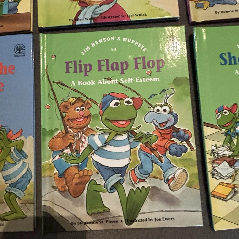 Jim Henson's Muppet Babies Books Character 1992 Muppet Press Hard Cover Lot Of 8